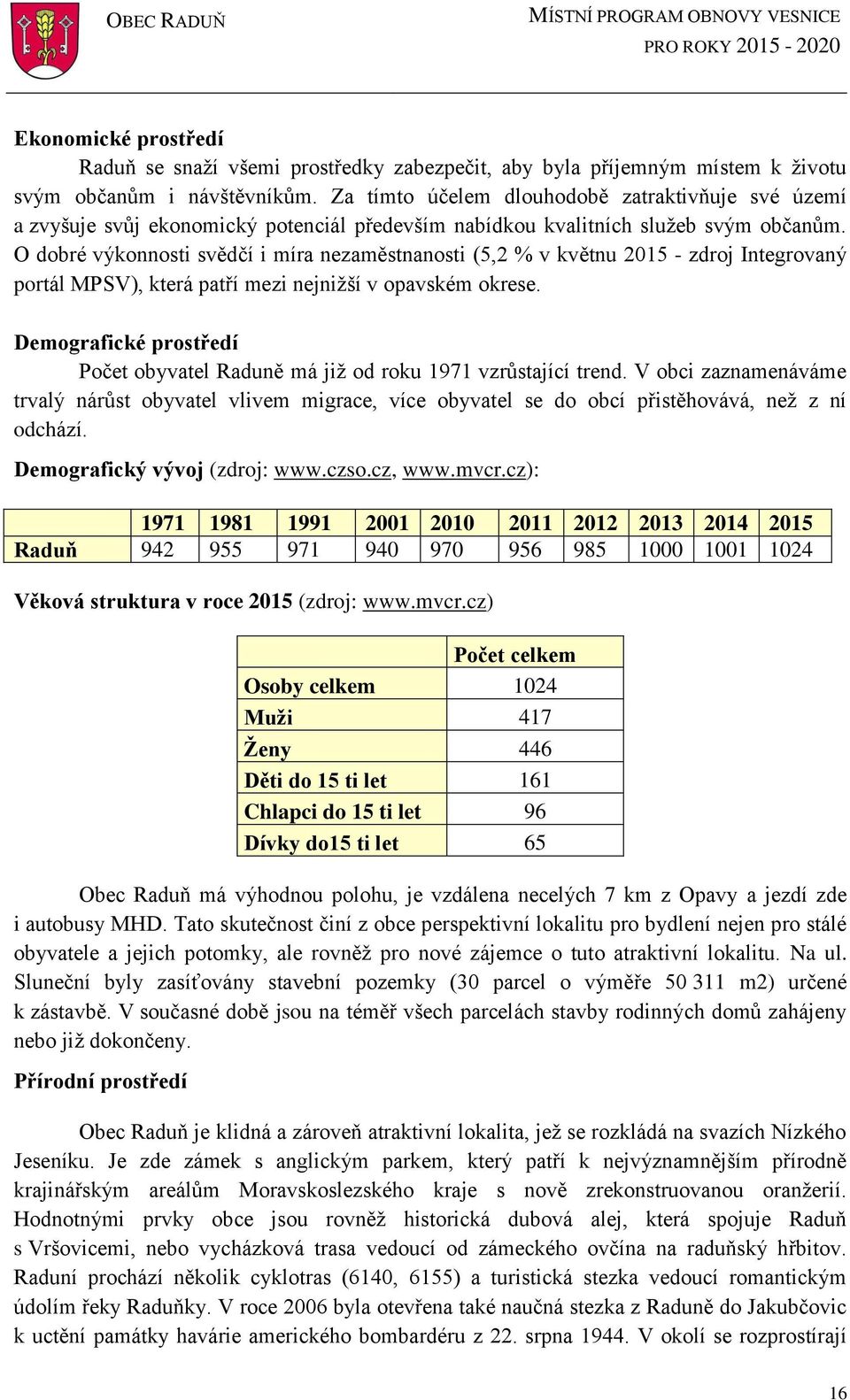 O dbré výknnsti svědčí i míra nezaměstnansti (5,2 % v květnu 2015 - zdrj Integrvaný prtál MPSV), která patří mezi nejnižší v pavském krese.