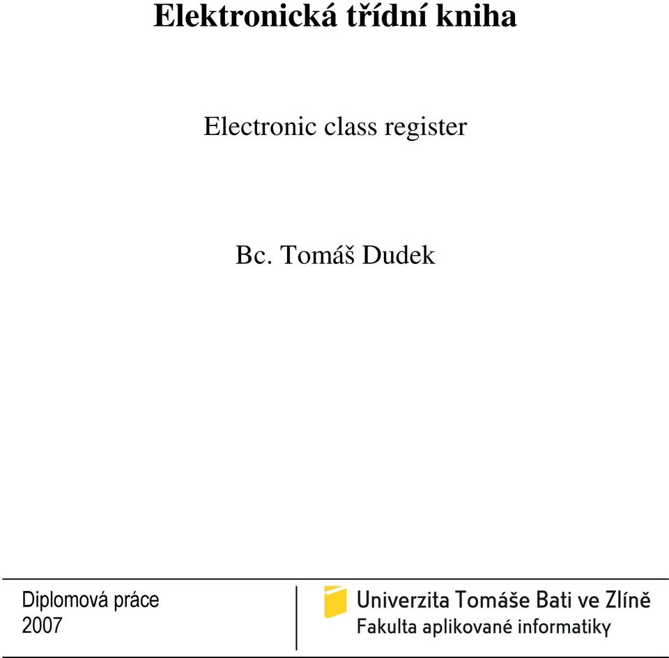 Electronic class