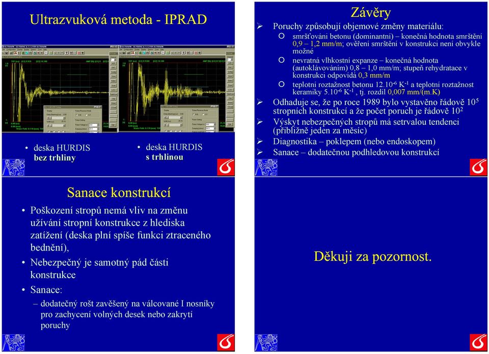 1-6 K -1 a teplotní roztažnost keramiky 5.1-6 K -1, tj. rozdíl,7 mm/(m.