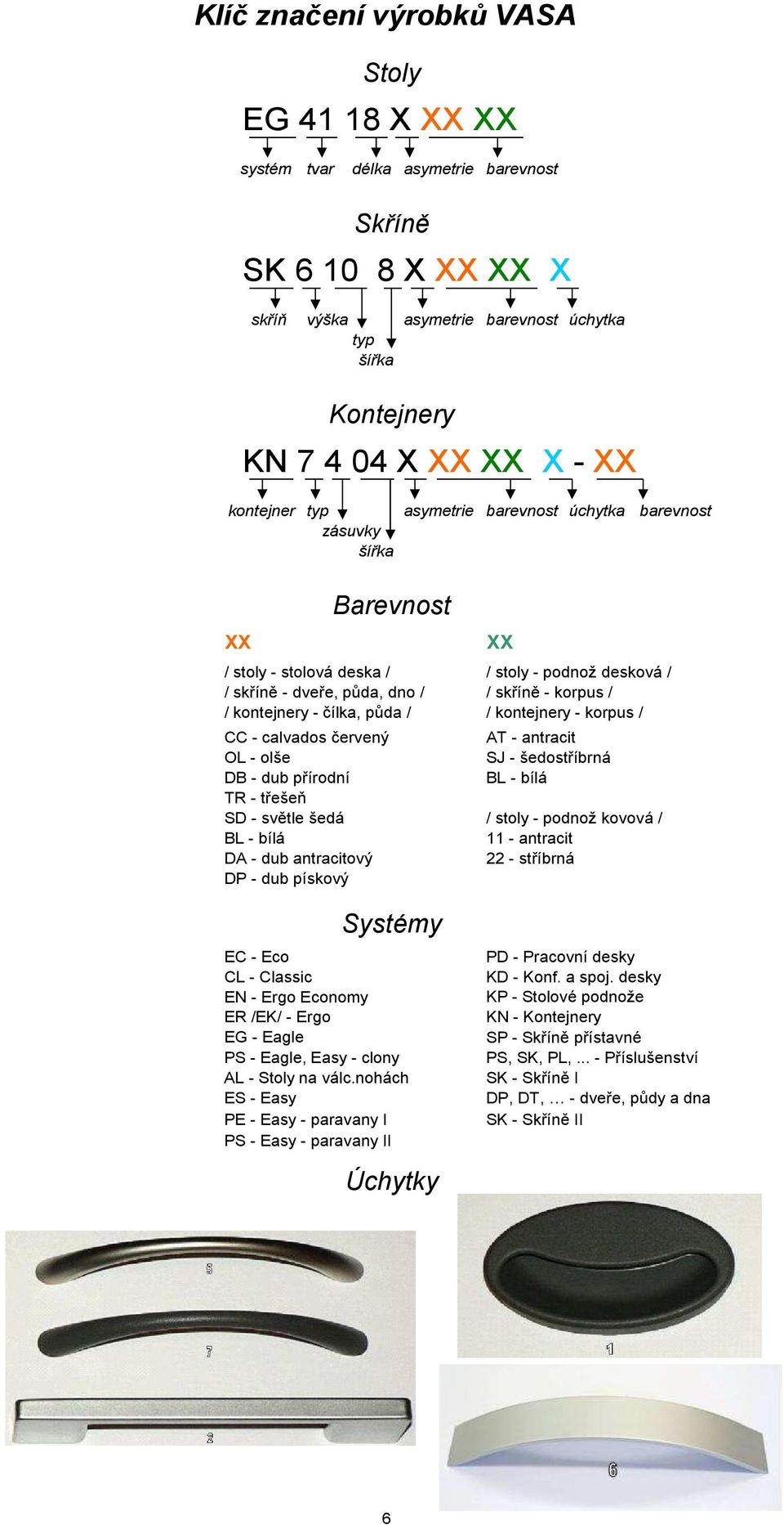 kontejnery - čílka, půda / / kontejnery - korpus / CC - calvados červený AT - antracit OL - olše SJ - šedostříbrná DB - dub přírodní BL - bílá TR - třešeň SD - světle šedá / stoly - podnož kovová /