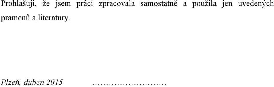 použila jen uvedených