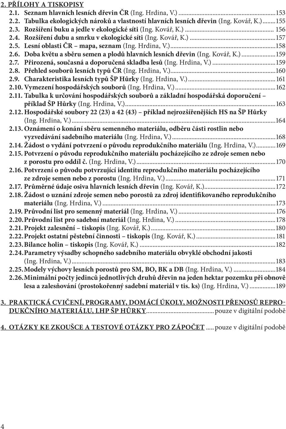 Kovář, K.)...159 2.7. Přirozená, současná a doporučená skladba lesů (Ing. Hrdina, V.)...159 2.8. Přehled souborů lesních typů ČR (Ing. Hrdina, V.)...160 2.9. Charakteristika lesních typů ŠP Hůrky (Ing.