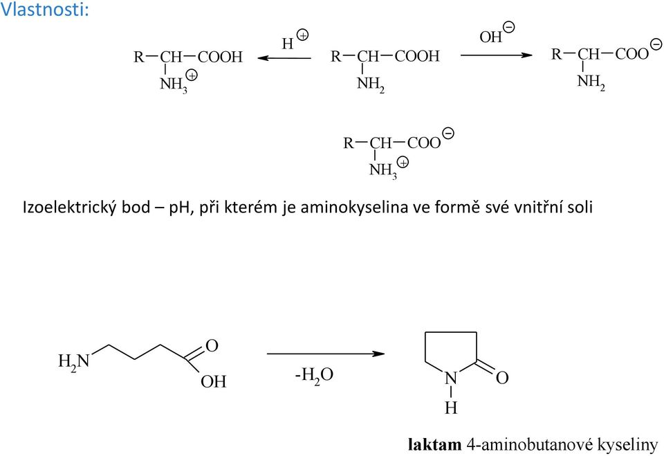 aminokyselina ve formě své vnitřní soli