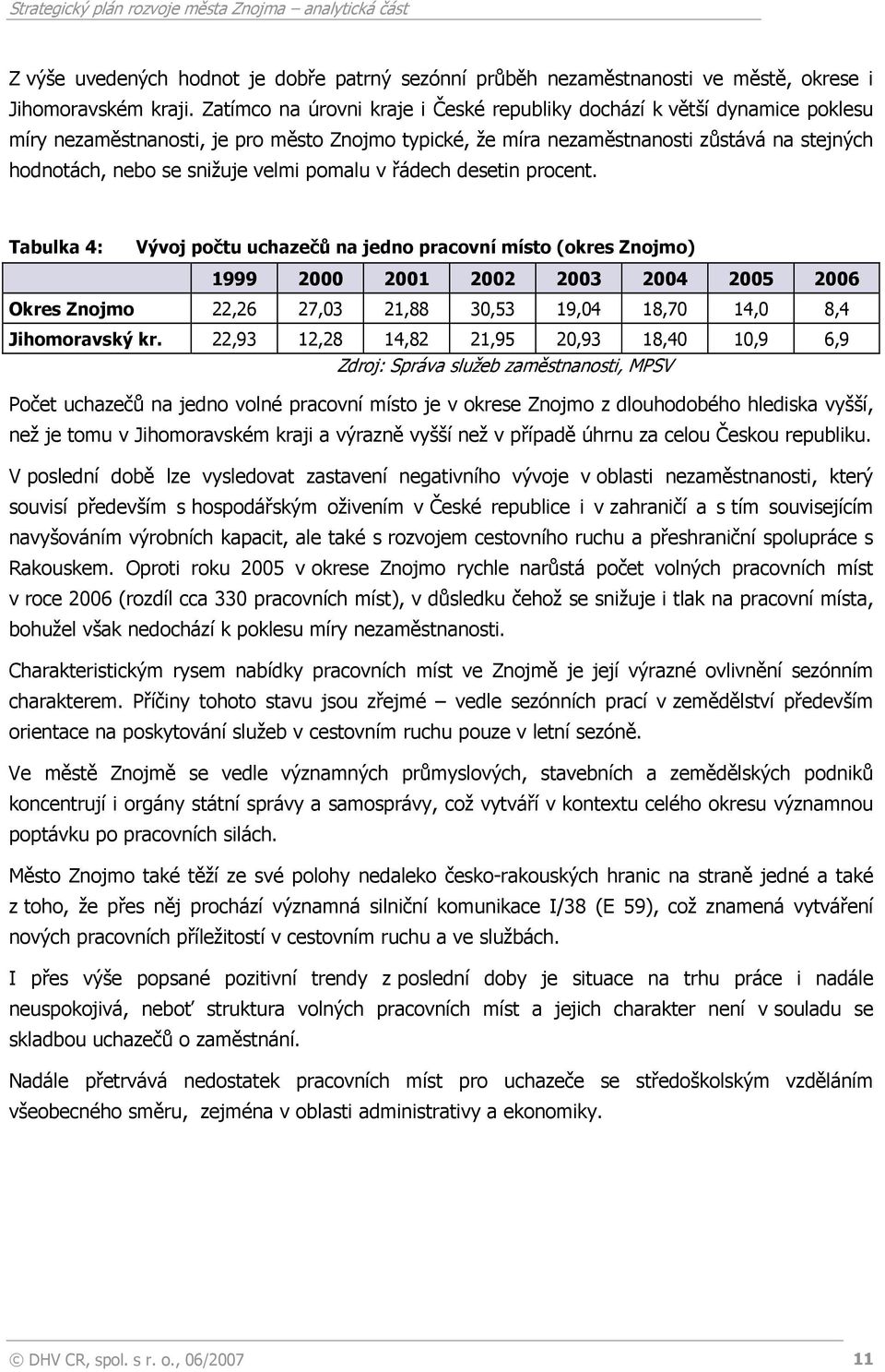 velmi pomalu v řádech desetin procent.