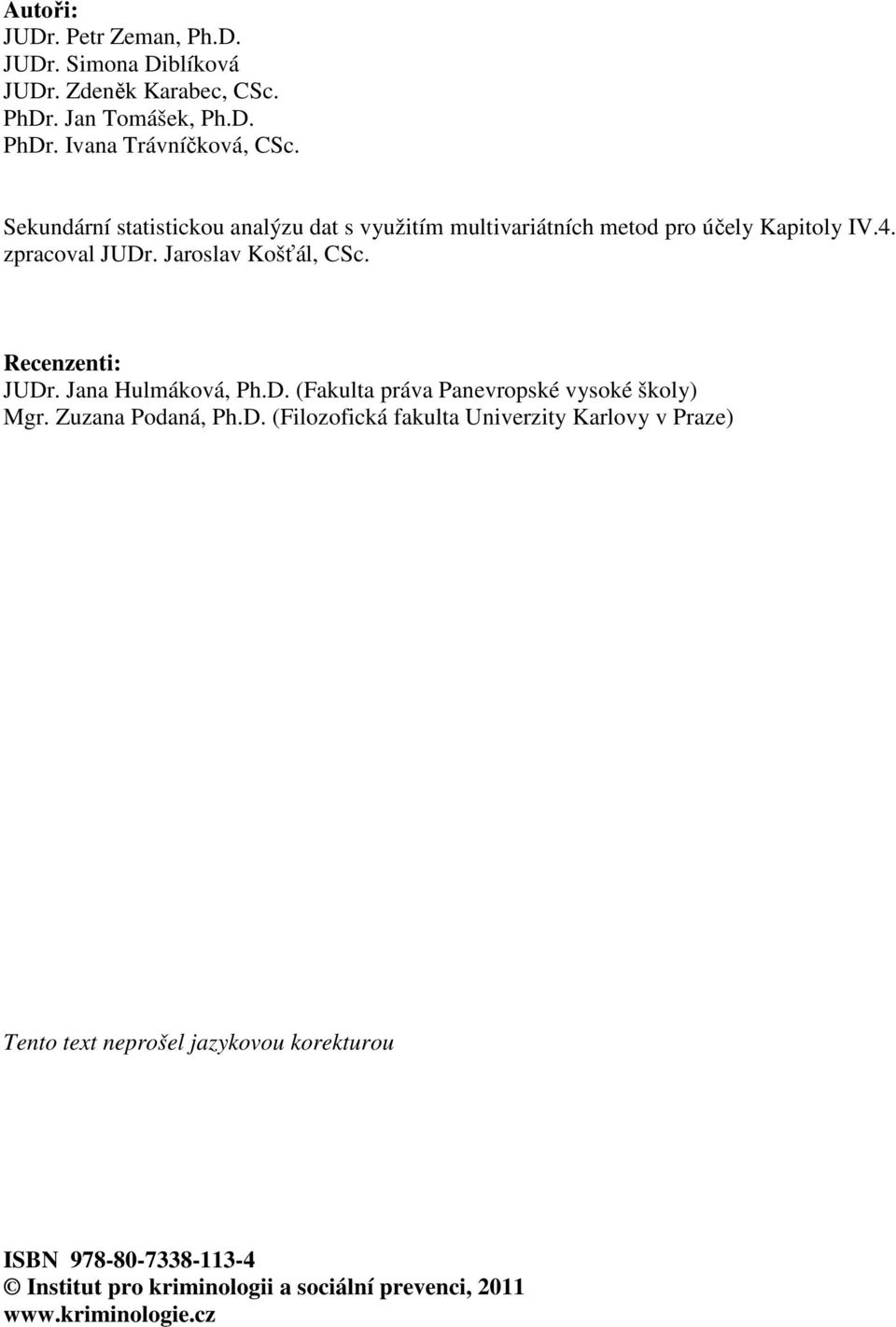 Recenzenti: JUDr