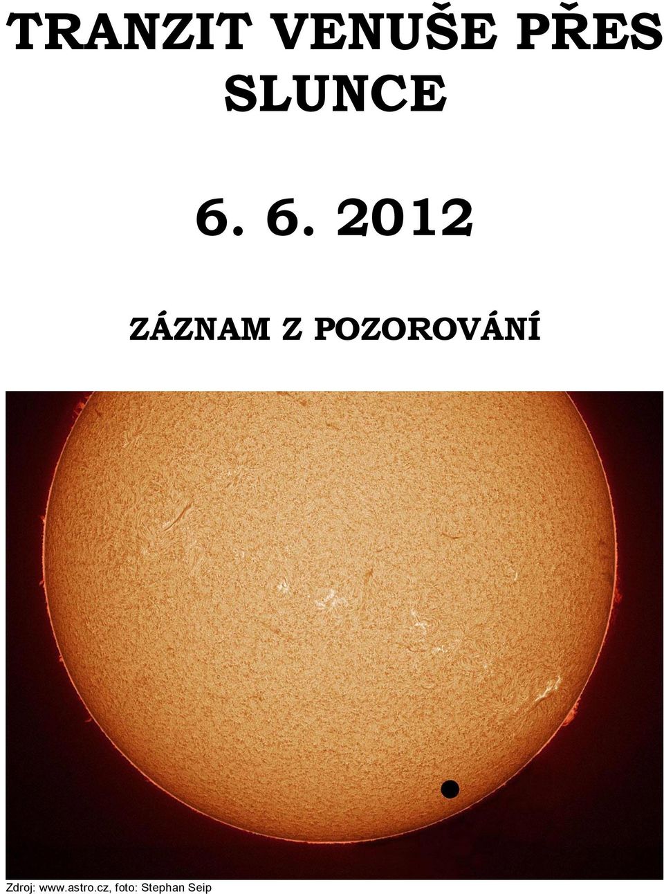 6. 2012 ZÁZNAM Z