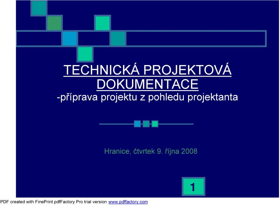 projektu z pohledu