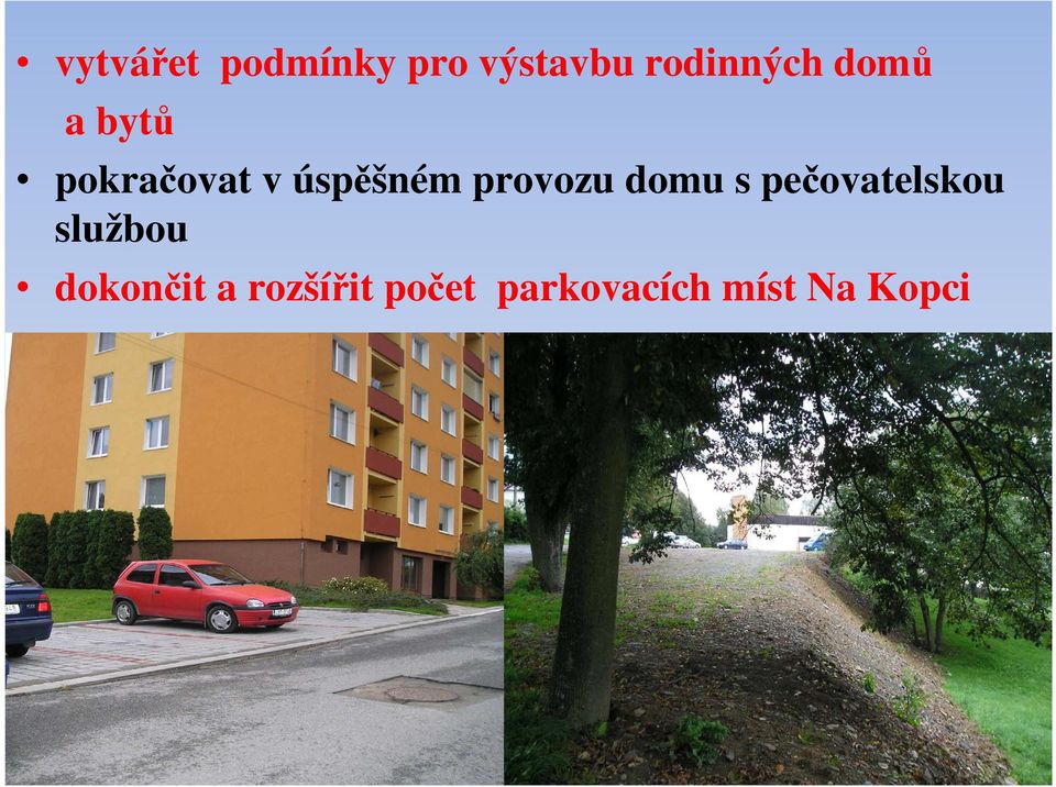 provozu domu s pečovatelskou službou