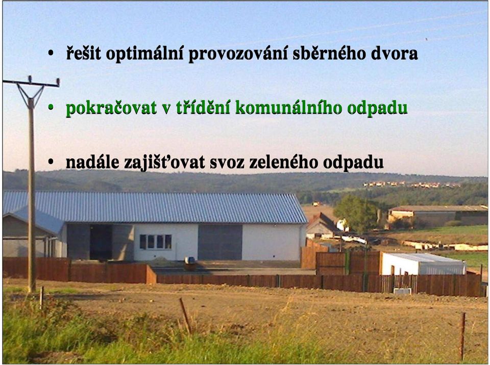 třídění komunálního odpadu