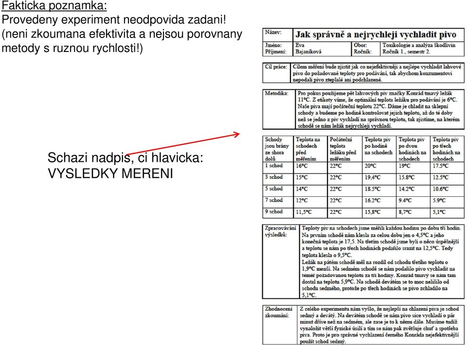 (neni zkoumana efektivita a nejsou porovnany