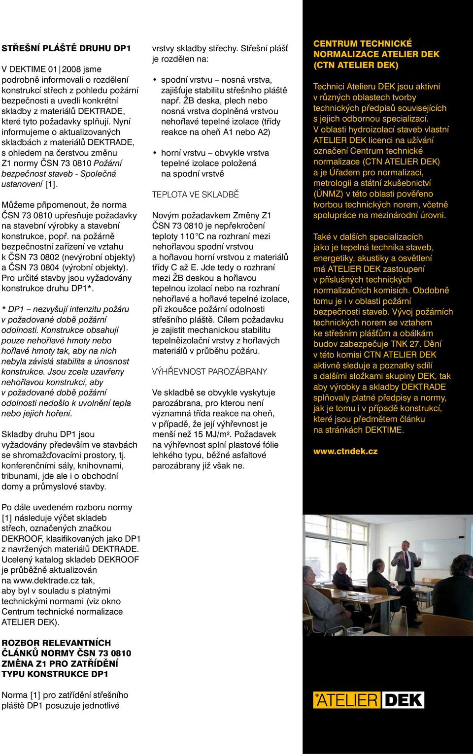 SEMINÁŘE 2012 SKLADBY S MATERIÁLY DEKTRADE - PDF Stažení zdarma