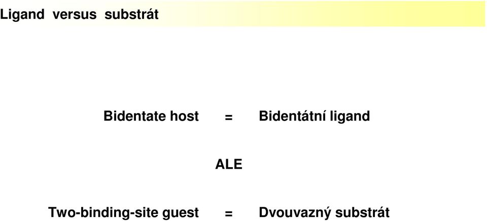 Bidentátní ligand ALE