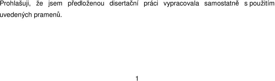 práci vypracovala