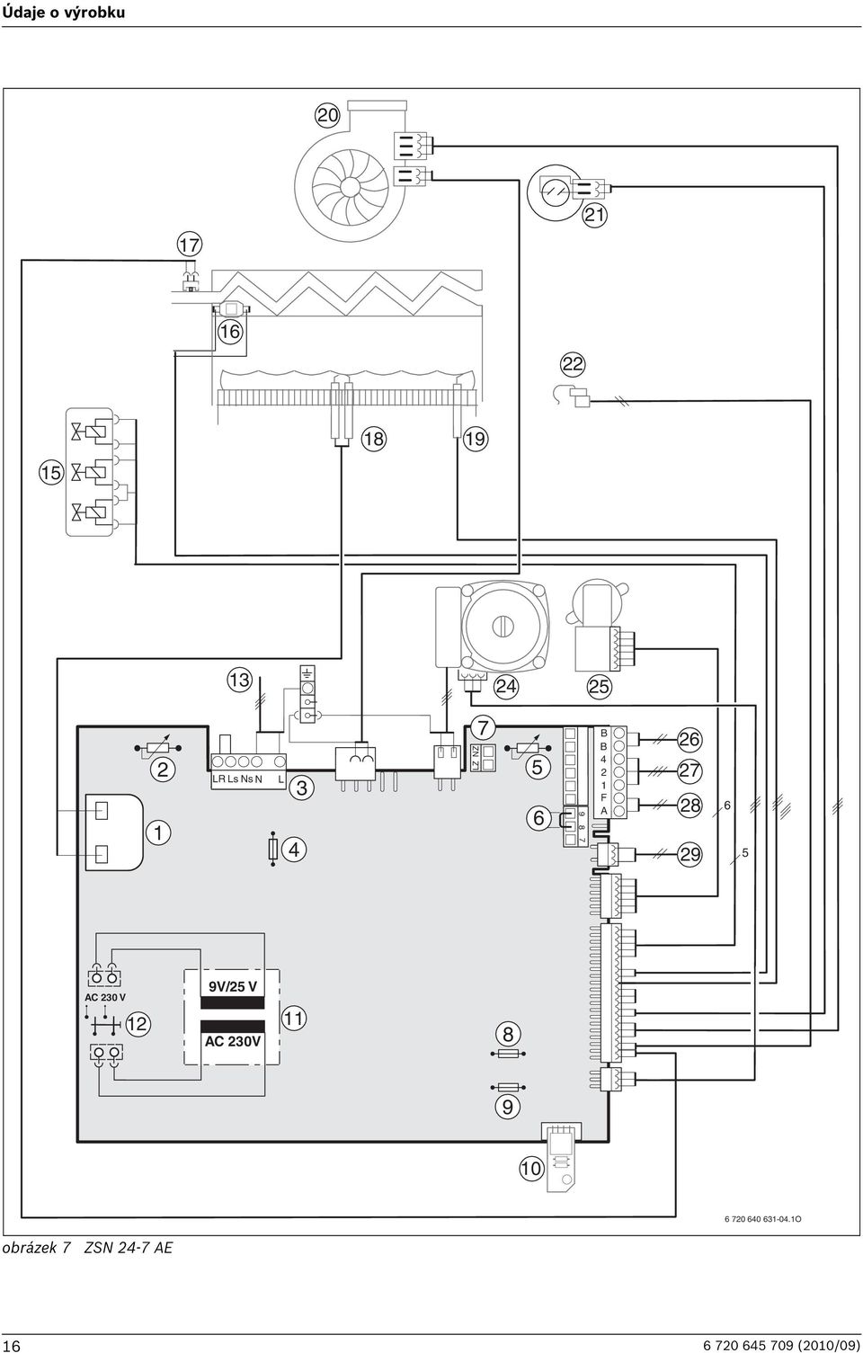 5 AC 30 V 9V/5 V AC 30V 8 9 0 70 40 3-04.