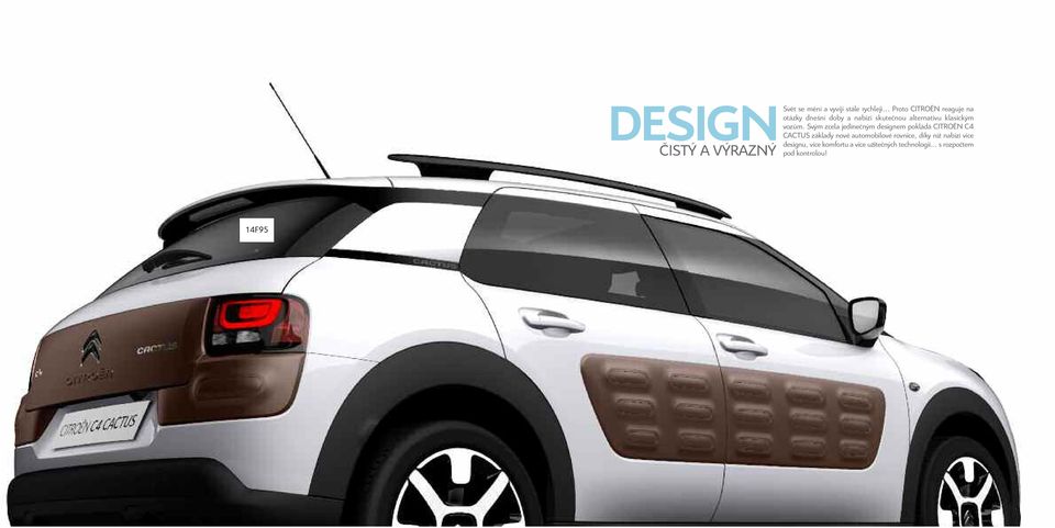 Svým zcela jedinečným designem pokládá CITROËN C4 CACTUS základy nové automobilové