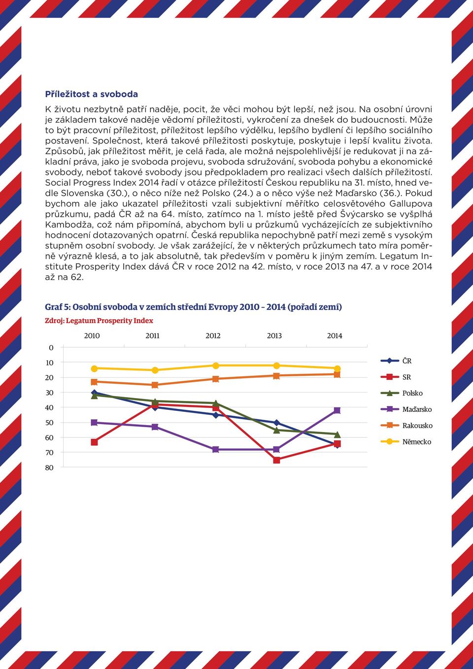Způsobů, jak příležitost měřit, je celá řada, ale možná nejspolehlivější je redukovat ji na základní práva, jako je svoboda projevu, svoboda sdružování, svoboda pohybu a ekonomické svobody, neboť