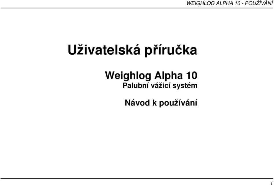 Alpha 10 Palubní