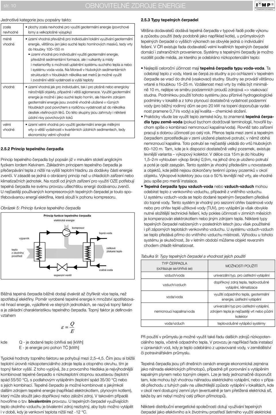 geotermální energie, převážně sedimentární formace, ale i vulkanity a místy i metamorfity s možností uplatnění systému suchého tepla a nebo i systému voda-voda.