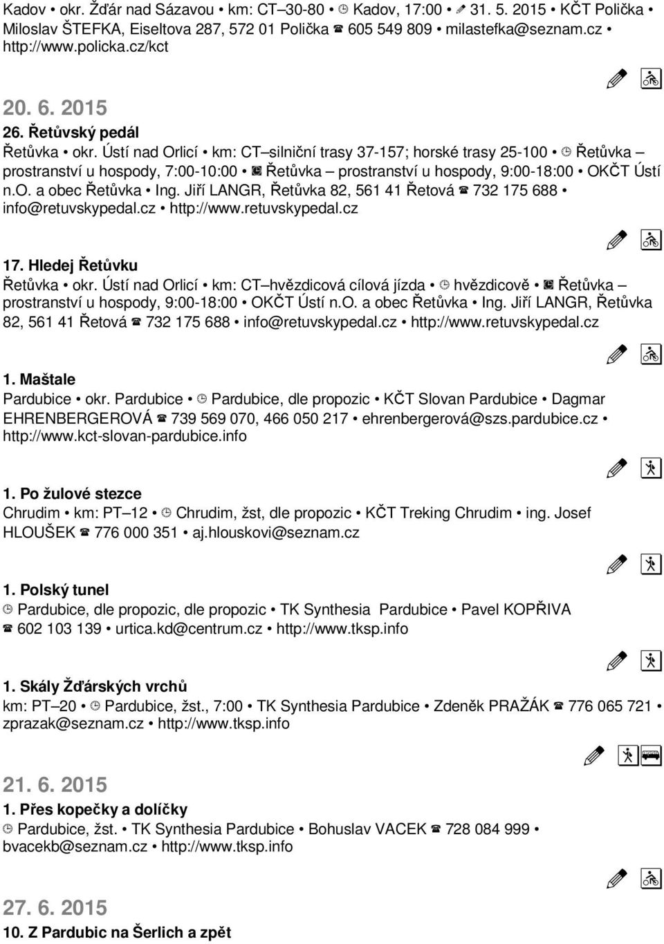 Jiří LANGR, Řetůvka 82, 561 41 Řetová 732 175 688 info@retuvskypedal.cz http://www.retuvskypedal.cz 17. Hledej Řetůvku Řetůvka okr.