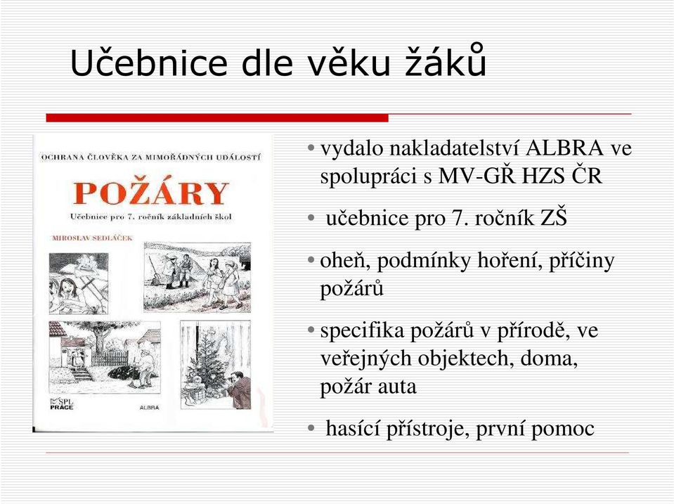 ročník ZŠ oheň, podmínky hoření, příčiny požárů specifika