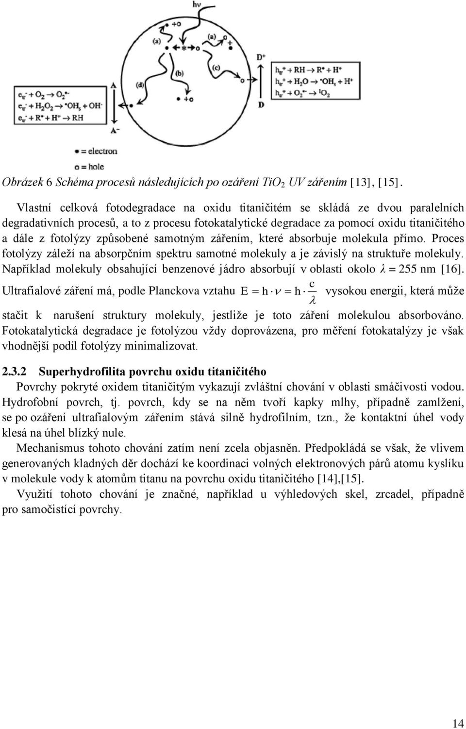 způsobené samotným zářením, které absorbuje molekula přímo. Proces fotolýzy záleží na absorpčním spektru samotné molekuly a je závislý na struktuře molekuly.