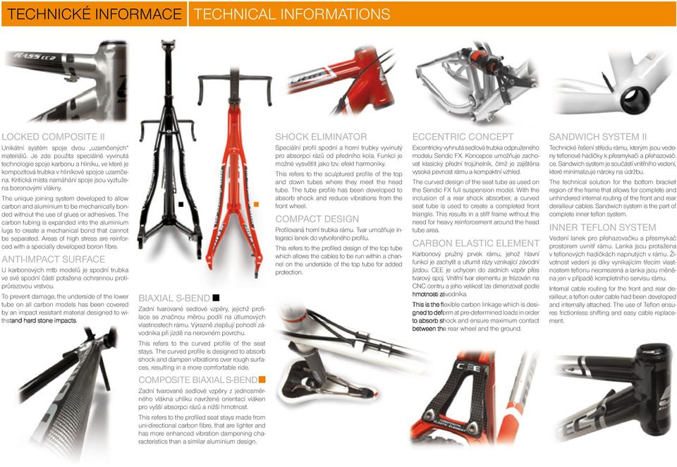 The unique joining system developed to allow carbon and aluminium to be mechanically bonded without the use of glues or adhesives.