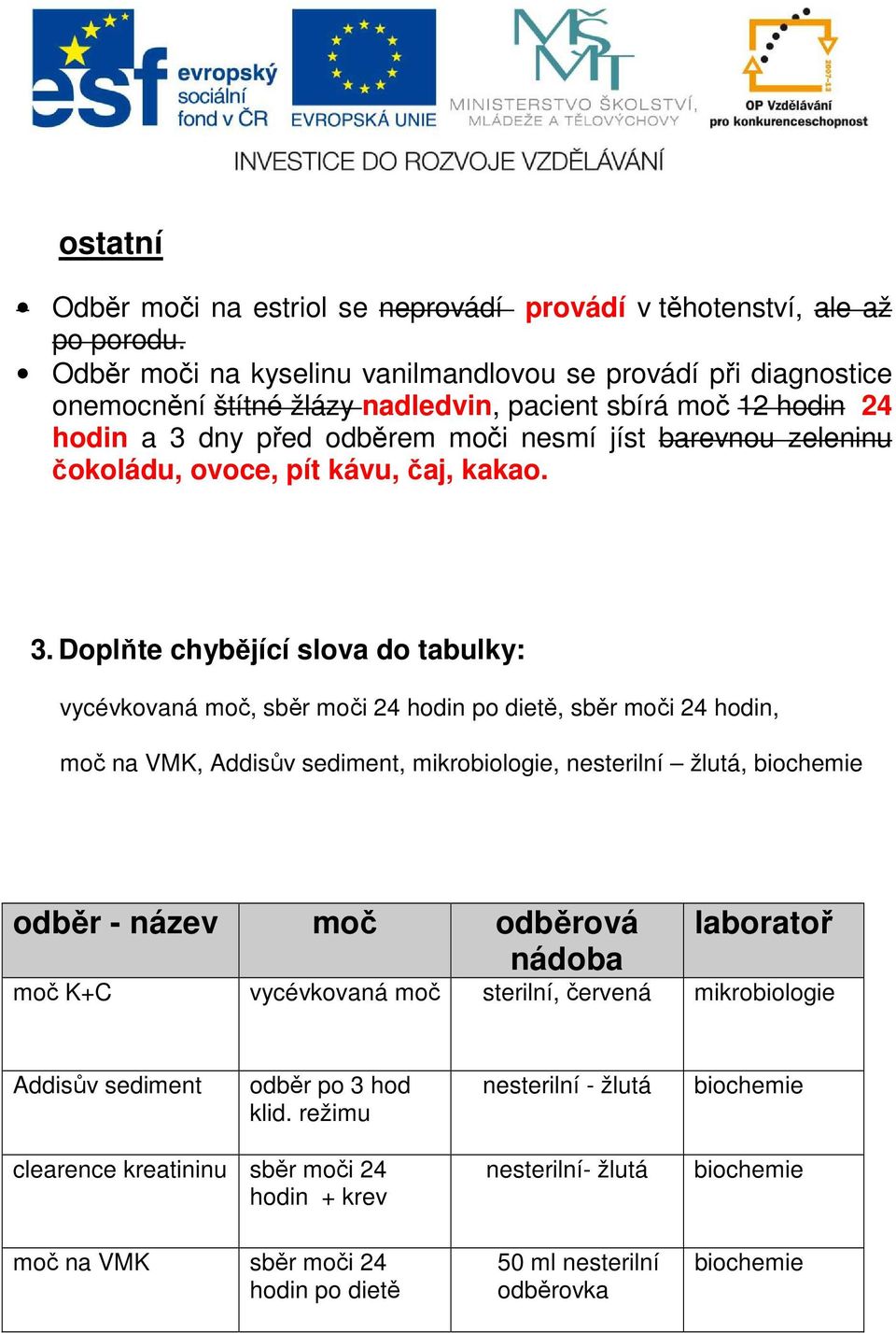 čokoládu, ovoce, pít kávu, čaj, kakao. 3.