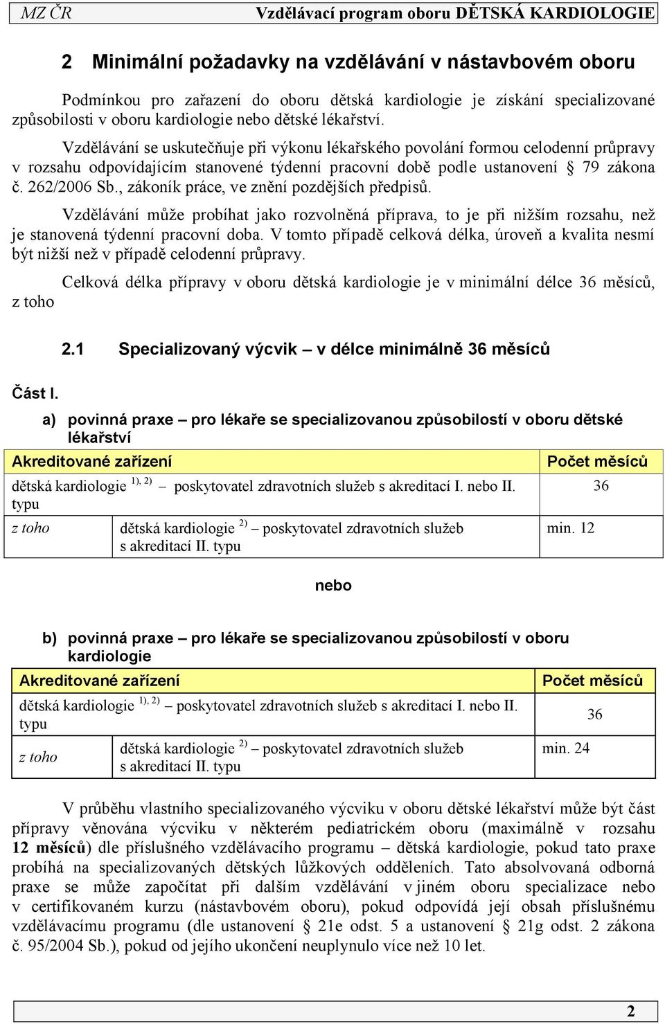 , zákoník práce, ve znění pozdějších předpisů. Vzdělávání může probíhat jako rozvolněná příprava, to je při nižším rozsahu, než je stanovená týdenní pracovní doba.