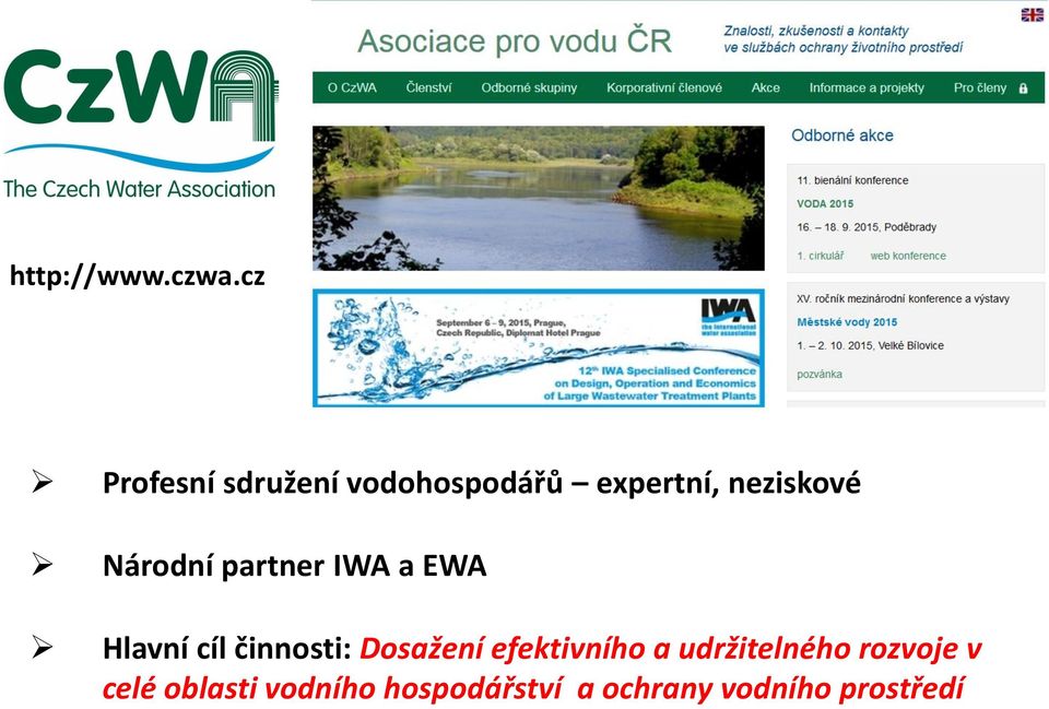 cz Profesní sdružení vodohospodářů expertní, neziskové Národní partner