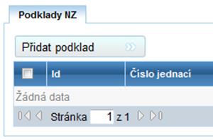 3.1.3 Založení podkladů návrhu změny V návrhu změny je třeba vložit informaci o podkladu, na základě kterého změnu provádíte. Zpravidla se jedná o číslo jednací příslušného úřadu.