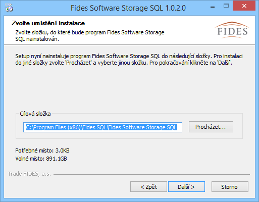 5 Fides Software Storage Administrator manuál správce Obr.