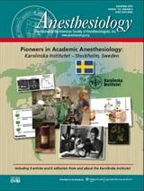 Anesthesiology.