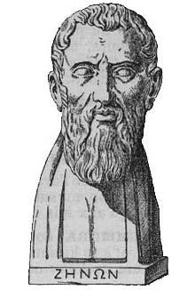 ZENÓN Z ELEJE, asi 490 BC 430 BC učedník a následovník Parmenida, jeho myšlenky rozvinul a v mnohém překonal aporie = myšlenková obtíž, bezvýchodnost prostor je nemožný? Je-li prostor, v čem bude?