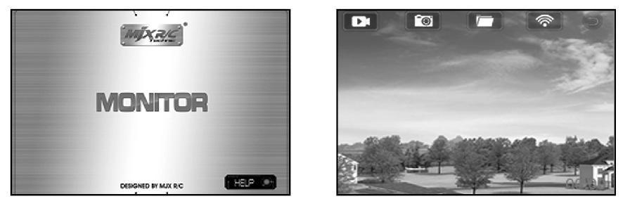 Zprovoznění FPV kamery - Zapněte model, resp. kameru, na kameře bude svítit zelená LED. - Ve smartphonu či tabletu otevřete nastavení Wi-fi. - Počkejte, až bude vyhledána kamera, a připojte se k ní.
