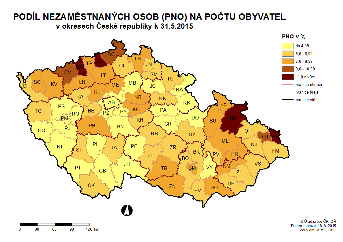Měsíční zpráva o situaci a trhu práce Úřad