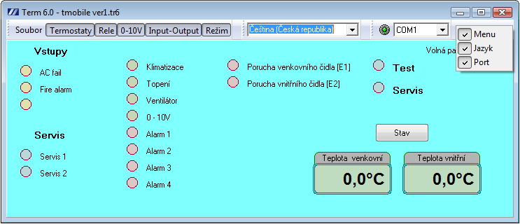 Programovatelný termostat Strana č. 4 z 9 Nastavení termostatu Instalace software: Program Term.