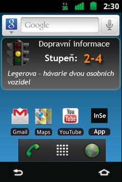 e) Můj závěr z testu Widget by se měl určitě upravit, tak aby měl uživatel rychlejší cestu k tomu, co ho momentálně zajímá.