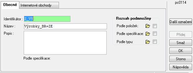 9 Modul zásoby - Tvorba cen a cenových akcí v *8747 1.3.