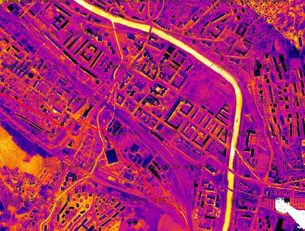 7.7.4 Hodnocení prostorové variability teploty vzduchu Při mobilních měření bylo potvrzeno, že největší teplotní rozdíly v městské a příměstské krajině jsou za jasných bezvětrných nocí.