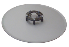 Vysoce kvalitní materiál a vysoká vlastní hmotnost talíře garantují profesionální výsledek při vysokém výkonu. Na základním ocelovém talíři Ø 400mm, 21 kg.