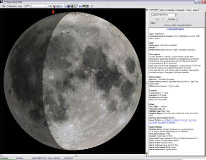 Literatura Atlasy a mapy: Rükl, A.: Atlas Měsíce. Aventinum, Praha 1991. Rükl, A.: Atlas of the Moon. Aventinum, 2004. Rükl, A.: Nová mapa Měsíce. Hvězdárna a planetárium hl. m. Prahy, Praha 2004.