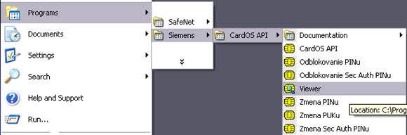 13. Proces inštalácie CardOS API V3.2 je týmto úspešne ukončený.