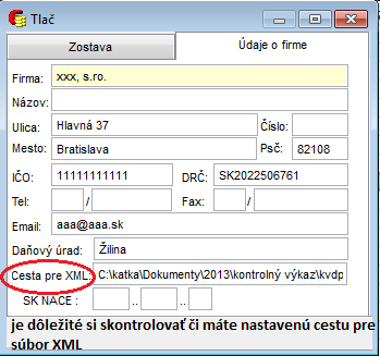 Zasielanie výkazov na finančnú správu Tlačivo účtovná závierka sa upraví do formátu XML na tlačive pomocou funkčnej klávesy F9 Po zadaní tlač sa Vám zobrazí súbor účtovná závierka vo formáte XML toto