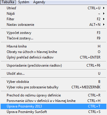 Vytvorenie poznámok pre MUJ Vytvorenie poznámok pre MUJ sa riadi opatrením MFSR. V programe nie sú spracované poznámky pre MUJ.