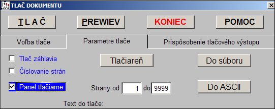 Nastavenie parametrov v moduloch UC, FA, EM, JU, MN Ak budete požadovať tlačiť do PDF s odoslaním cez e-mail, pri tlači, nech je to denník, súvaha, výsledovka, faktúra, dodací list, stav skladu a pod.