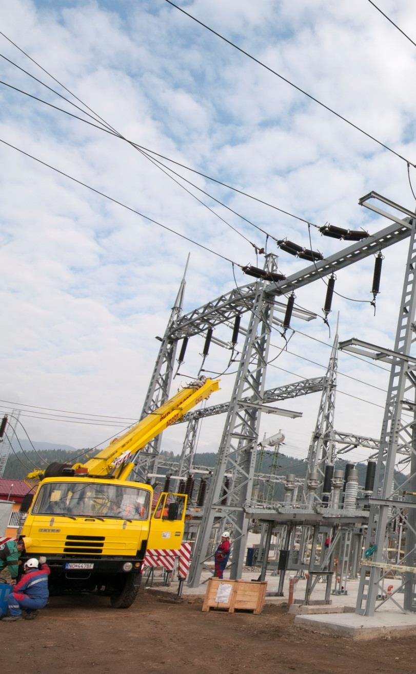 Významné projekty rekonštrukcie rozvodní Komplexné rekonštrukcie rozvodní s trafostanicami 110kV/22kV