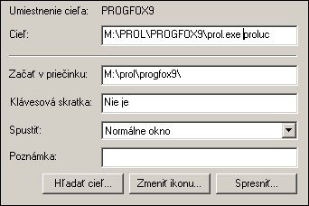 Zrýchlené spúšťanie programu ikonou Toto nastavenie doporučujeme vykonávať len skúsenejším užívateľom PC. Zrýchlené spúšťanie programu ušetrí užívateľovi vypisovanie prihlasovacieho kódu do programu.