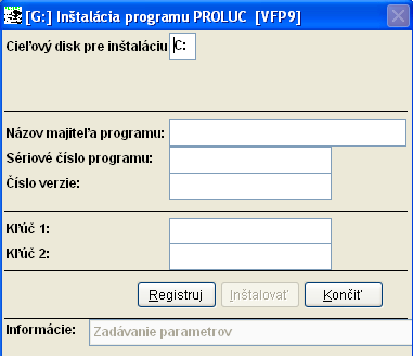 ak chcete pripojiť lokálnu stanicu (kde sa neinštaluje program) na sieťový server, kde sa na plochu vytiahne len zástupca programu zo sieťového disku.