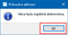 V případě, že se vrácení licence nezdařilo z důvodu nedostupnosti aktivačního serveru, zkontrolujte vaše internetové připojení a pokuste se vrátit licenci software znovu, případně se můžete pokusit o