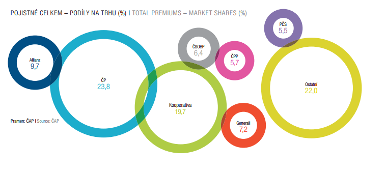 strana 53 Zdroj: ČAP Pojišťovnictví v